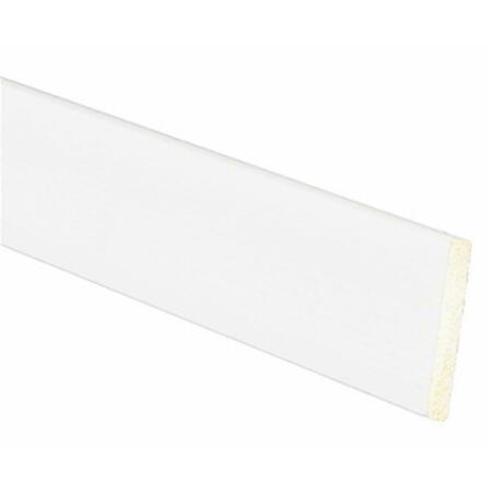 INTEPLAST BUILDING 8 ft. White Lattice Molding 227395